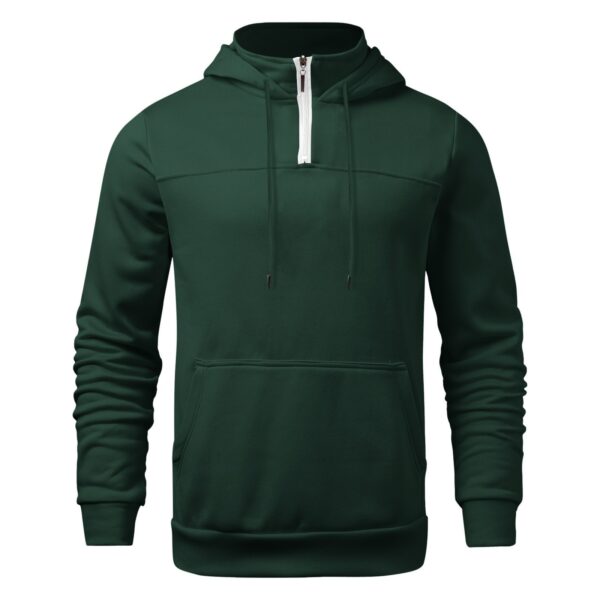 European And American Half Zipper Printing Turtleneck Sweater Men's - Image 7