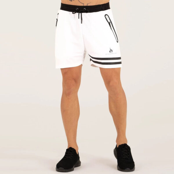 Quick-drying Slim Fit Running Unilateral Striped Sports Shorts Men - Image 4