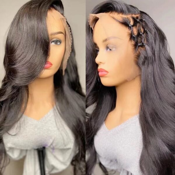 Wig European And American Lace Wigs Chemical Fiber Headgear Front Lace Long Roll - Image 5