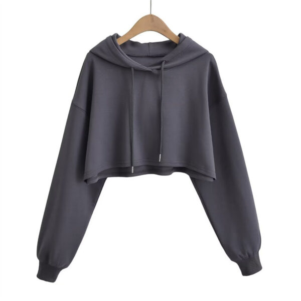 High Waist Short Personality Trendy Sweater - Image 3