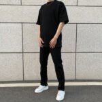 Stretch Jeans   Trousers Casual All-match Straight-leg Pants