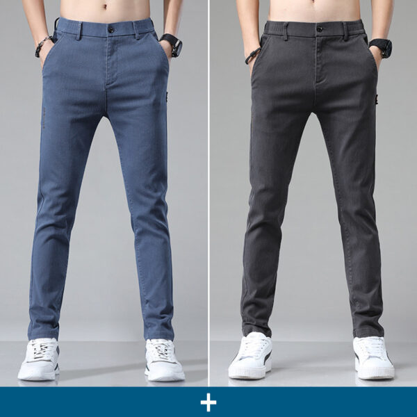 Men's Fashion Loose Straight Casual Jeans - Image 8