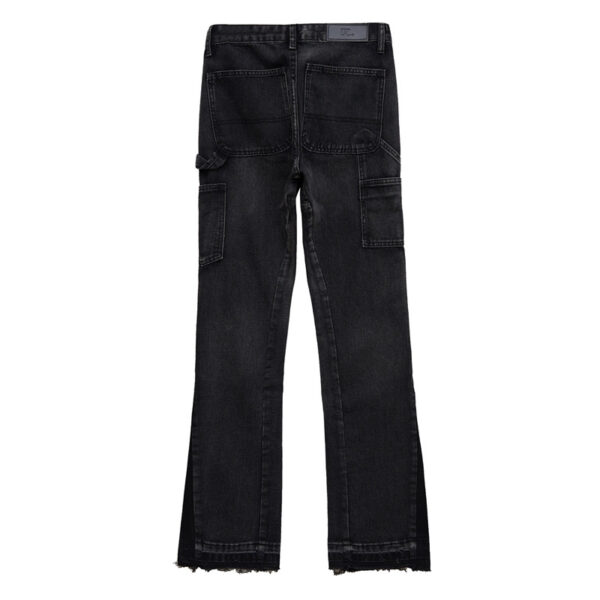 Men's High Street Retro Vintage Vibe Style Micro Horn Jeans - Image 3