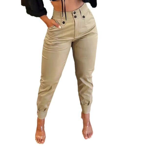 Joker Solid Color Trousers - Image 4