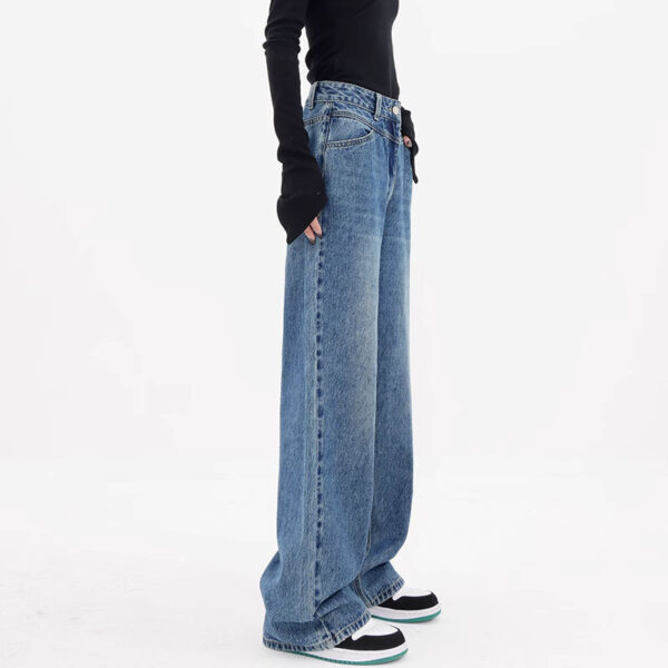 Design Niche Loose Wide Leg Leisure Jeans - Image 3