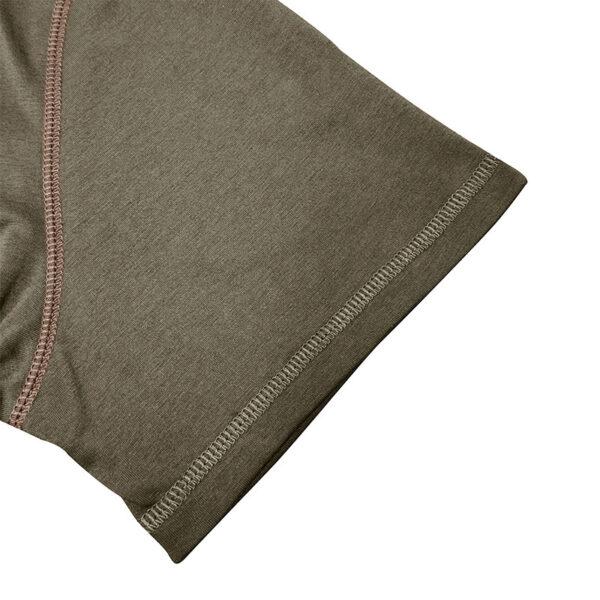 Fashion Short-sleeved Polo Shirt Summer Button V-neck T-shirt Tops Mens Clothing - Image 9