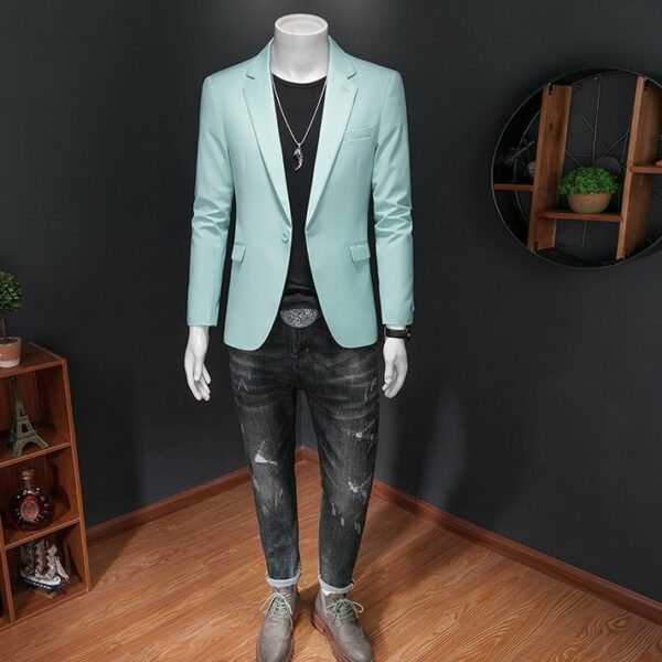 Men's Casual Plus Size Slim-fit Suit Jacket