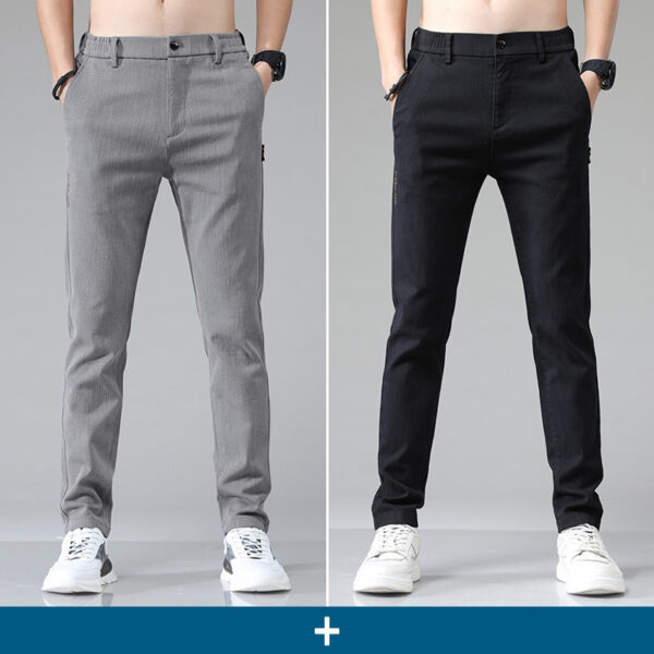 Men's Fashion Loose Straight Casual Jeans - Image 5
