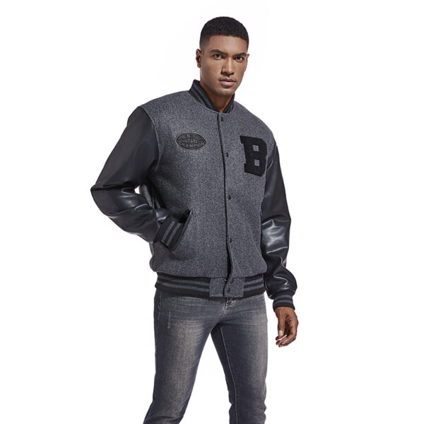 Jacket Casual Embroidery Stitching - Image 7