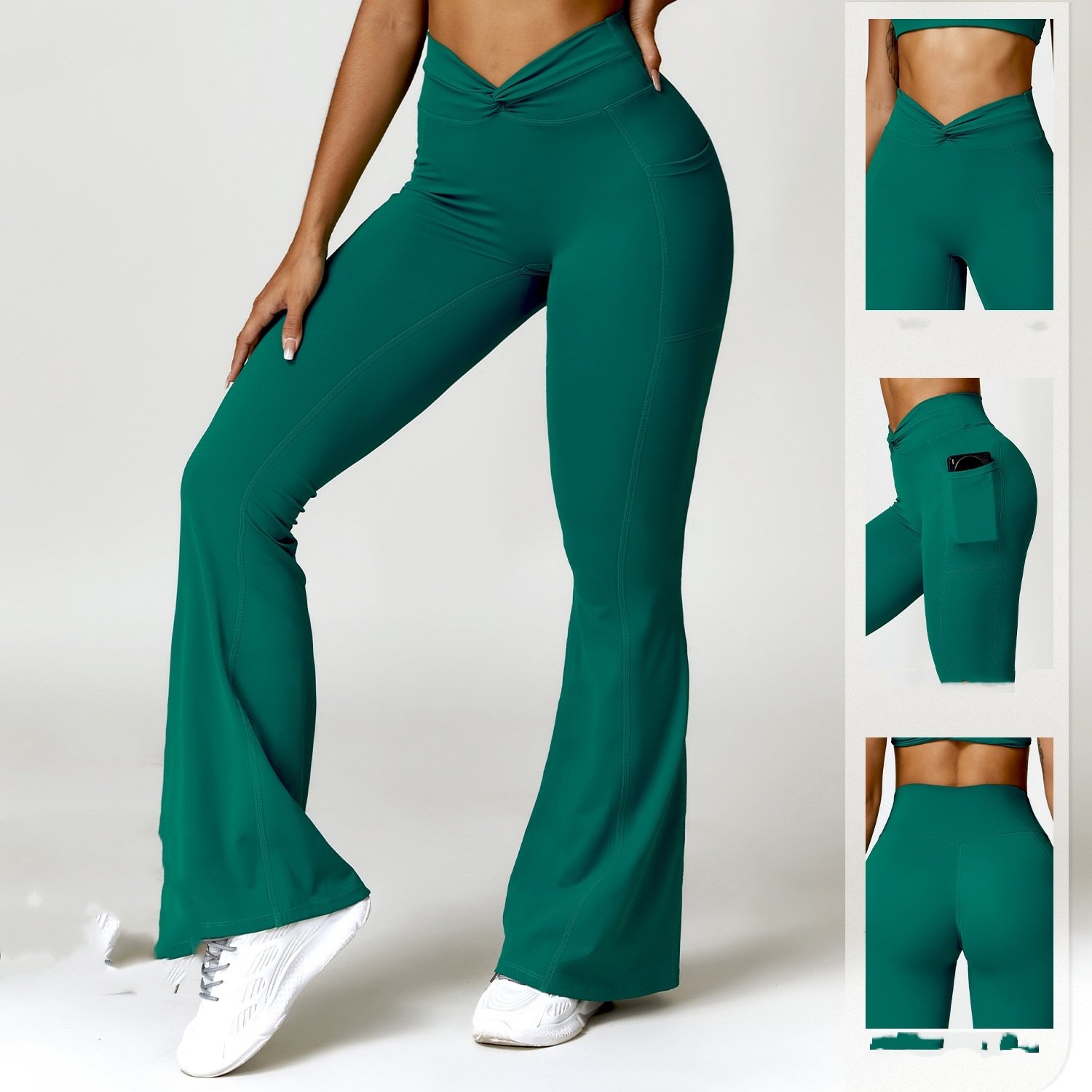 Hip Raise High Waist Yoga Pants - Image 10