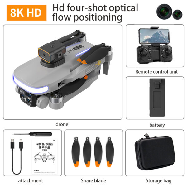 P14 Drone Long Endurance HD Five Surface Obstacle Avoidance Quadcopter GPS Auto-Return - Image 7