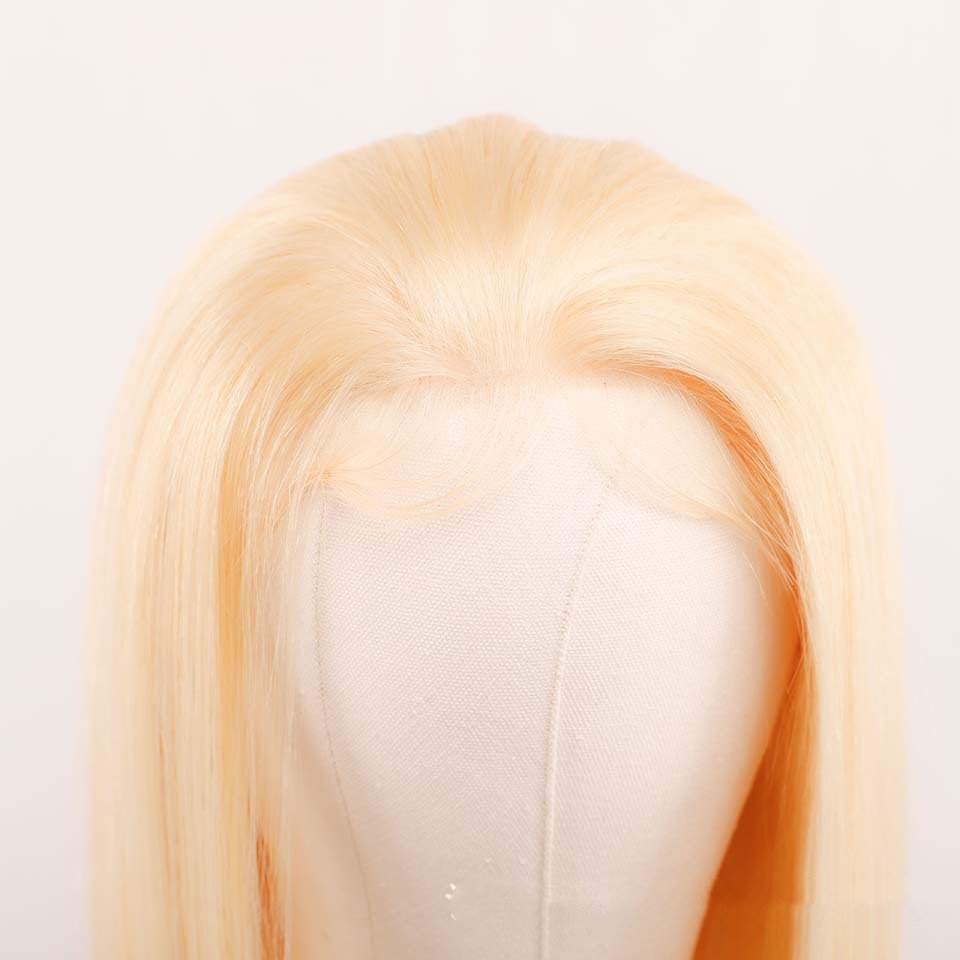 Hand Hook Mesh One Real Hair Headgear Wig STW - Image 3