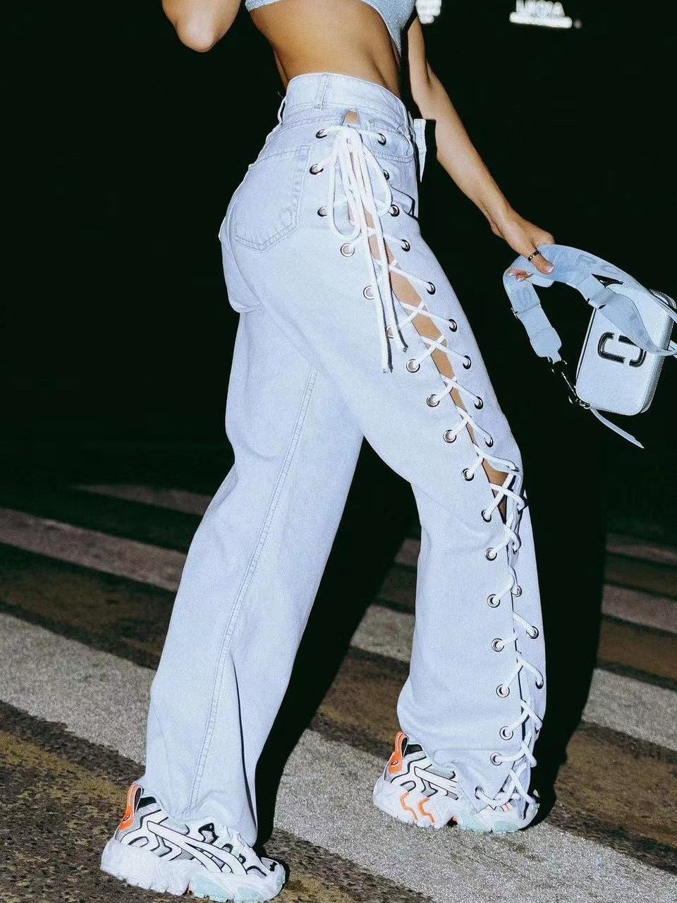 Casual Fashionable Wide Leg Pants Women - Image 6