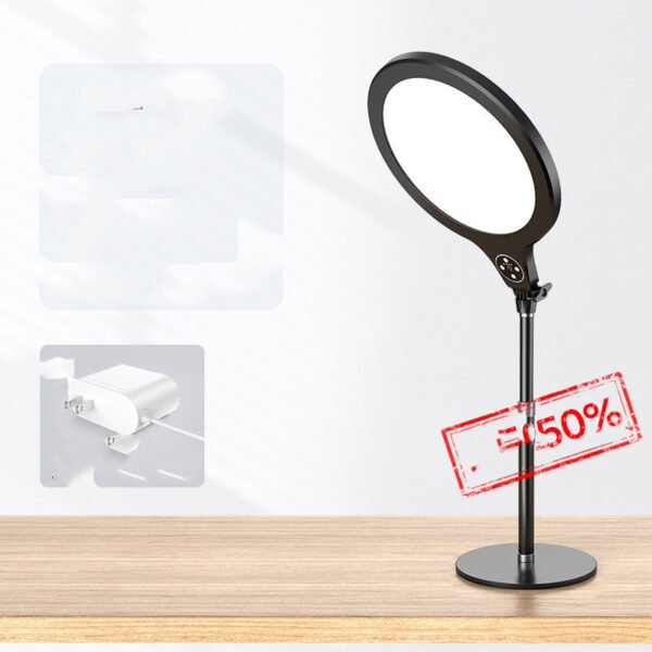 Photo Full Screen Beauty Lamp Mobile Phone Telescopic Desktop Floor Fill Light Bracket - Image 10