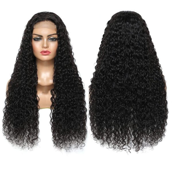 Hot Ladies Front Lace Chemical Fiber Long Curly Wig - Image 2