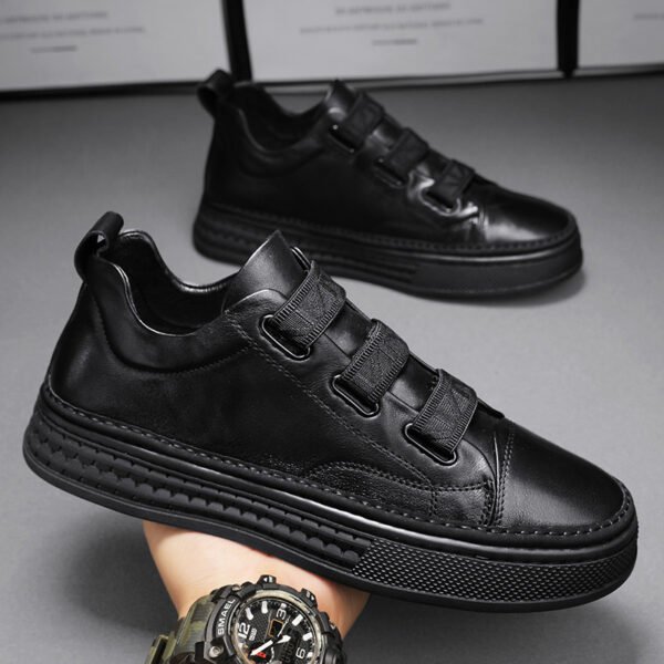 Men's Fashionable Leather Casual Shoes - Image 2