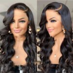 Women's Front Lace Curly Hair Chemical Fiber High Temperature Silk Headgear