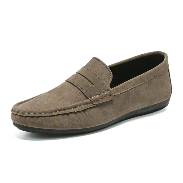 Men's Casual Flat Leather Shoes - Image 5