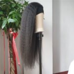 Real Hair Ice Silk Headband Tie Headgear Yaki Upside Down