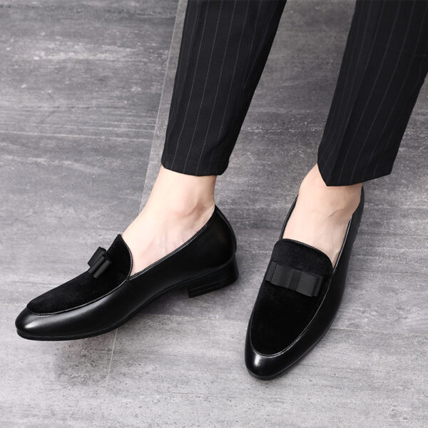 Men's Casual Leather Bow Leather Shoes Taobao Trendy - Image 2