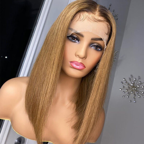 Fashionable Real Hair Bob Lace Headgear - Image 3