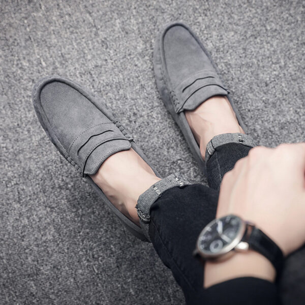 Men's Casual Flat Leather Shoes - Image 4