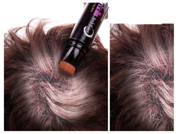 Temporary Hair Color Brush And Comb DIY Hair Color White Wax One-time Color Hair Grey Cream Hair Dye Pen - Image 4