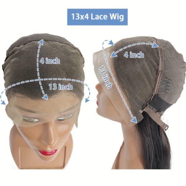 13x4 Lace Frontal Wigs Straight Short Bob Wig Human Hair Wigs Brazilian Pre Plucked Lace Frontal Human Hair Wig For Women 100% Human Hair - Image 5