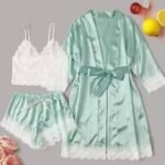 Pajamas Silk Homewear Women's Underwear Nightdress European And American