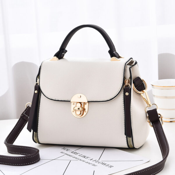 Women's Shoulder Bag European And American Fashion Lychee Pattern Portable - Image 4