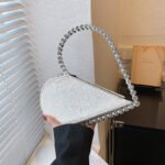 High-grade Diamond-embedded Niche Love Handbag Women's Bag